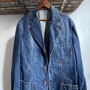 Dolce & Gabbana Blue Denim Jacket size 50 made in Italy
